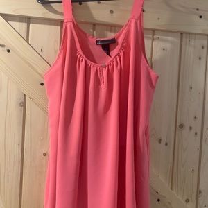 Lane Bryant coral tank top shell